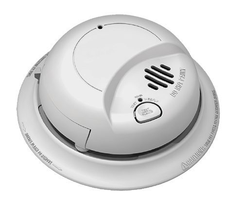 Smoke Detector Straight-Down View